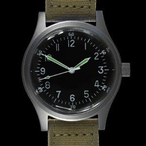 A-11 1940s WOII Pattern Automático 100m/330ft resistente al agua – Blanco