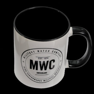 MWC White Mug with Black Interior – Auténtico Militar Desi