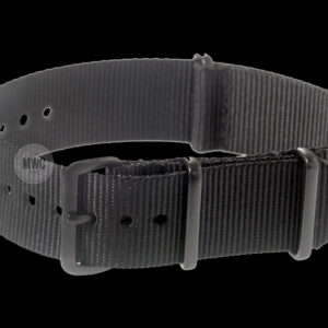 20mm negro PVD NATO Militar Reloj Strap
