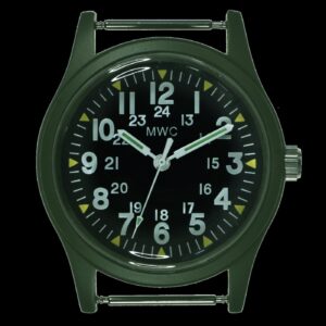 MWC Classic 1960s/70s Pattern Olive Vietnam Reloj on Matching Kaki – Verde