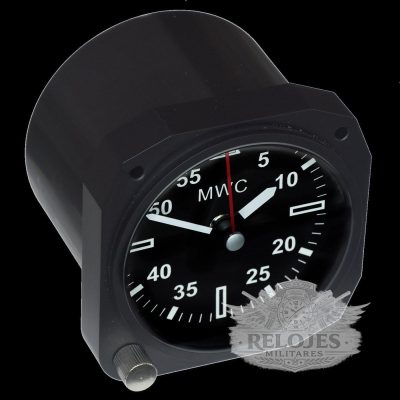 Limited Edition Replica Cockpit / Desk Clock in Matt Black Finish