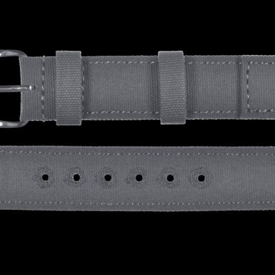 2 Piece Retro Pattern 18mm Canvas Militar Reloj Strap in Admiralty