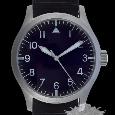 MWC 100m resistente al agua Retro Pattern General Service Reloj with – NATO strap