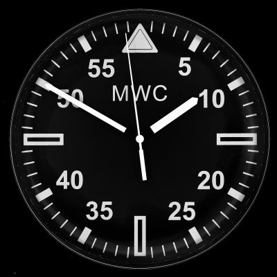 Militar Pattern 22.5 cm (approx 9″) Wall Clock with Sweeping Second