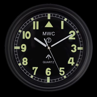 MWC Retro G10 Pattern Militar Wall Clock with Silent Quartz Movement