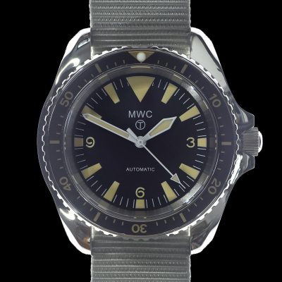MWC 1970s Pattern Automático militares reloj de buceo Reloj with – NATO strap
