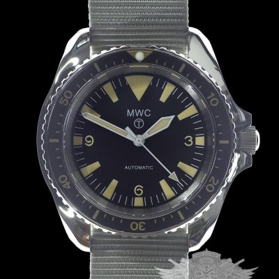 MWC 1970s Pattern Automático militares reloj de buceo Reloj with – NATO strap