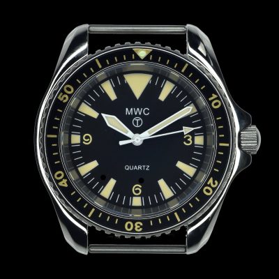 MWC 1985 Pattern militares reloj de buceo Reloj with Chromed Case and – NATO strap