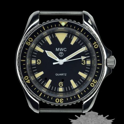 MWC 1985 Pattern militares reloj de buceo Reloj with Chromed Case and – NATO strap