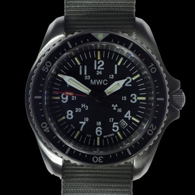 MWC roestvrij staal Automático militares reloj de buceo Reloj – – Negro
