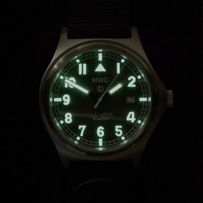 MWC G10 100m / 330ft ft resistente al agua roestvrij staal Militar – Blanco