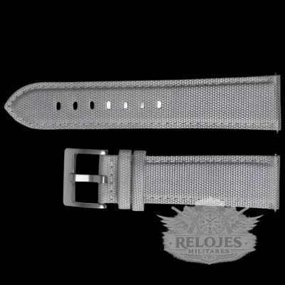 20mm Light Grey Sailcloth CORDURA® Relojstrap