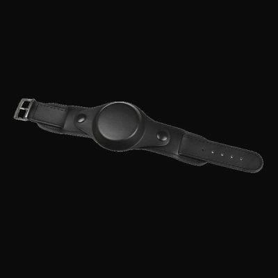 18mm Black 1950s Pattern Leather Militar Reloj Strap with