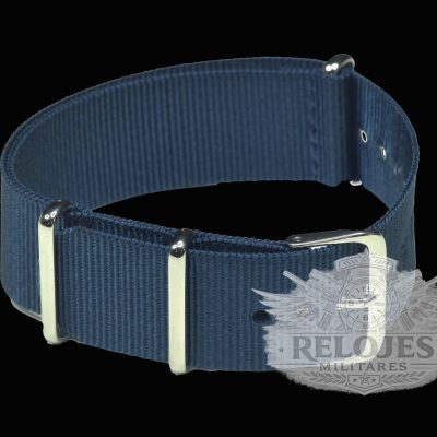 20mm RAF Blue NATO Militar Reloj Strap