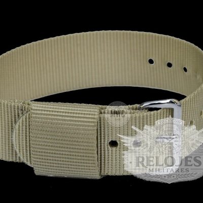 18mm Amerikaans Pattern «Kaki» Militar Reloj Strap