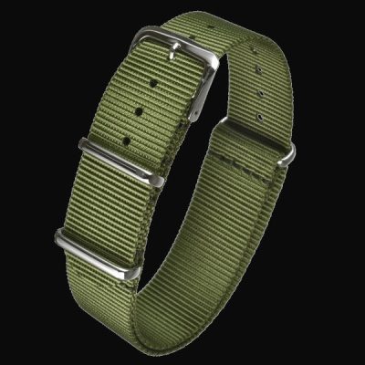 22mm Olive NATO Militar Reloj Strap