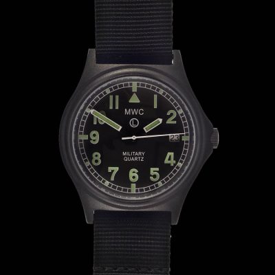 MWC G10 100m PVD Stealth Militar Reloj with Fixed Strap Bars, 10 – NATO strap
