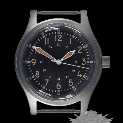 A-17 U.S 1950s Korean War Pattern Militar Reloj with plexiglás and