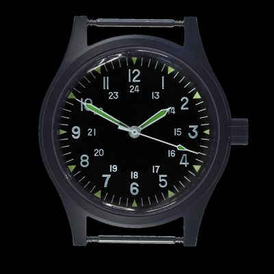 MWC PVD LTD Edition GG-W-113 Vietnam Reloj (24 Jewel Automático) – Negro
