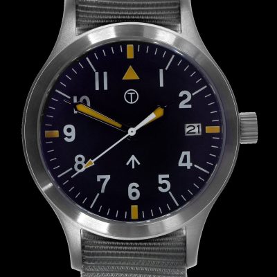 MWC Mk III roestvrij staal 1950’s Pattern 100m resistente al agua – Blanco