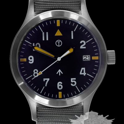 MWC Mk III roestvrij staal 1950’s Pattern 100m resistente al agua – Blanco