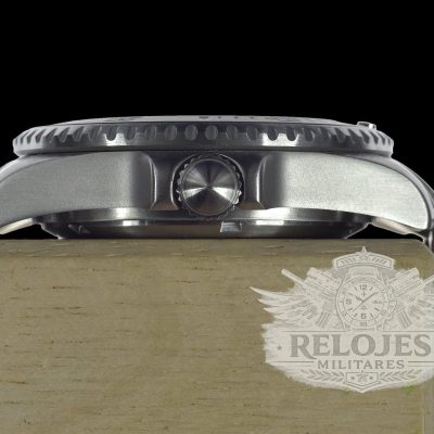MWC 300m Militar Quartz Divers Reloj with Tritium GTLS and – Stalen armband