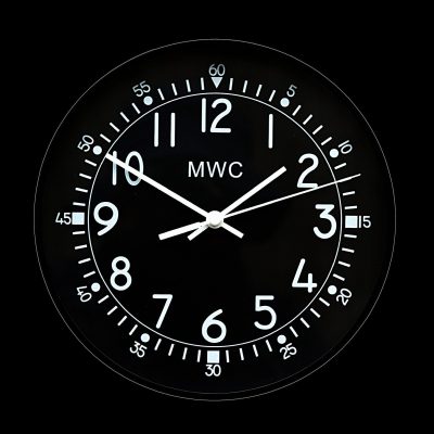 MWC Amerikaans 1940s/50s Pattern Retro Militar Wall Clock with