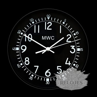 MWC Amerikaans 1940s/50s Pattern Retro Militar Wall Clock with