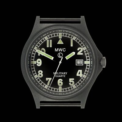MWC G10 50m resistente al agua PVD Stealth with Battery Hatch, Solid – NATO strap