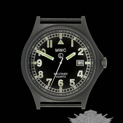 MWC G10 50m resistente al agua PVD Stealth with Battery Hatch, Solid – NATO strap