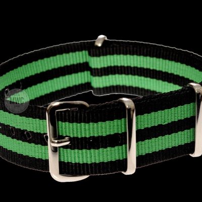 20mm «Green and Black» NATO Militar Reloj Strap