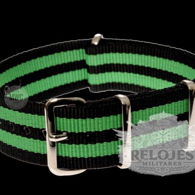 20mm «Green and Black» NATO Militar Reloj Strap