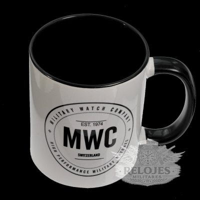 MWC White Mug with Black Interior – Auténtico Militar Desi