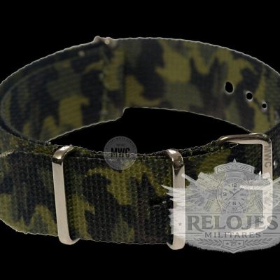 20mm Jungle / Tropical Camo NATO Militar Reloj Strap