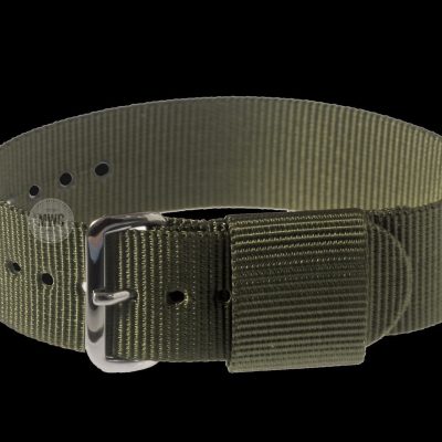 20mm Amerikaans Pattern Olive Green Militar Reloj Strap