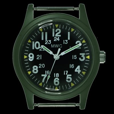 MWC Classic 1960s/70s Pattern Olive Vietnam Reloj on Matching Kaki – Verde