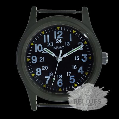 Classic 1960s/70s US Pattern Olive Drab Vietnam Reloj on Olive – Verde
