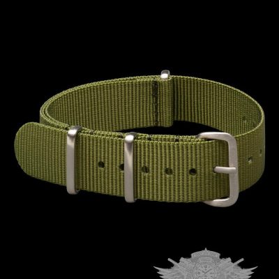 18mm Olive NATO Militar Reloj Strap – Verde