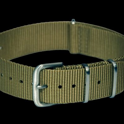 22mm «Desert Kaki Pattern» NATO Militar Reloj Strap – Au