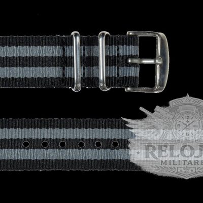 2 Piece 22mm «James Bond» Pattern NATO Militar Reloj Strap in