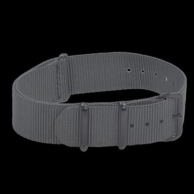 20mm Admiralty Grey NATO Reloj Strap with PVD Black Covert Buckles