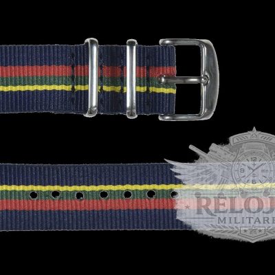 2 Piece 20mm Royal Marines NATO Militar Reloj Strap in Ballistic
