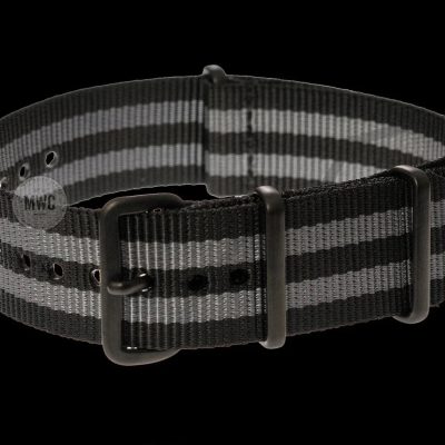 18mm PVD «Bond» NATO Militar Reloj Strap – Negro