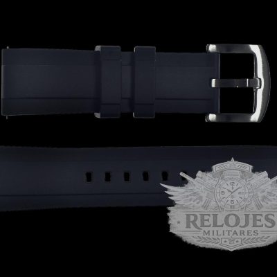 22mm FKM (Smooth) Rubber Strap with Quick Release Feature fo
