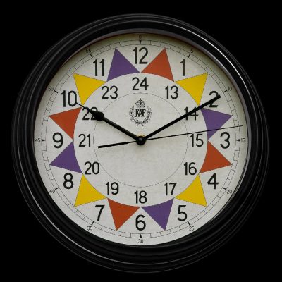 RAF 1940 «Battle of Britain» Pattern Replica Sector Wall Clock with