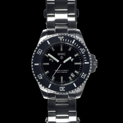 MWC 21 Jewel 300m Automático militares reloj de buceo Reloj on – Blanco