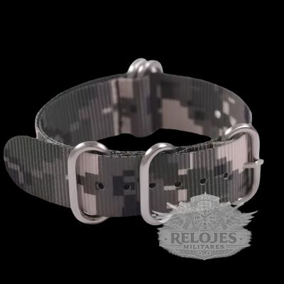 18mm Amerikaans ACU Zulu Digital Camo Desert NATO Militar Reloj