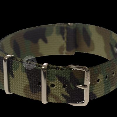 20mm Temperate Camouflage NATO Militar Reloj Strap