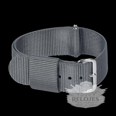 18mm Grey Amerikaans Pattern Nylon Webbing Militar Reloj Strap