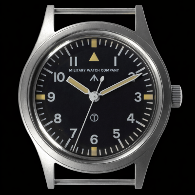 W10 1960s Pattern Handwound Militar Reloj with plexiglás and – NATO strap